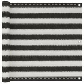 HDPE-Balkonmarkise 90x500 cm Anthrazitgrau und Weiß von vidaXL, Sonnenschirme - Ref: Foro24-310854, Preis: 12,10 €, Rabatt: %
