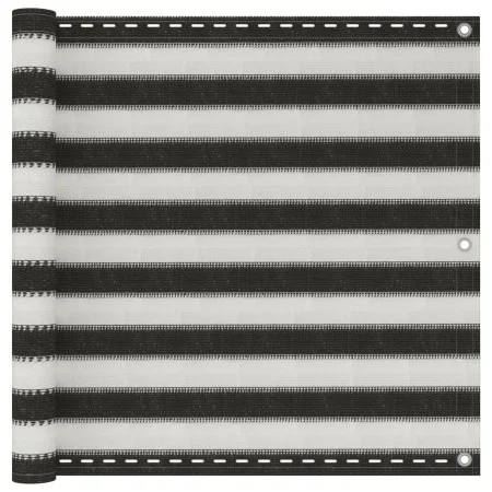 HDPE-Balkonmarkise 90x500 cm Anthrazitgrau und Weiß von vidaXL, Sonnenschirme - Ref: Foro24-310854, Preis: 11,92 €, Rabatt: %