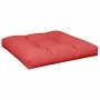 Cushion for a red fabric pallet sofa 80x80x12 cm by , Cushions for chairs and sofas - Ref: Foro24-360497, Price: 30,18 €, Dis...