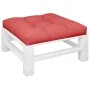 Cushion for a red fabric pallet sofa 80x80x12 cm by , Cushions for chairs and sofas - Ref: Foro24-360497, Price: 30,18 €, Dis...