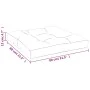 Cushion for a red fabric pallet sofa 80x80x12 cm by , Cushions for chairs and sofas - Ref: Foro24-360497, Price: 30,18 €, Dis...