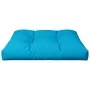 Cushion for pallet sofa in blue fabric 80x80x12 cm by , Cushions for chairs and sofas - Ref: Foro24-360495, Price: 38,25 €, D...