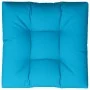 Cushion for pallet sofa in blue fabric 80x80x12 cm by , Cushions for chairs and sofas - Ref: Foro24-360495, Price: 38,25 €, D...
