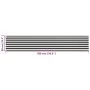 HDPE-Balkonmarkise 90x500 cm Anthrazitgrau und Weiß von vidaXL, Sonnenschirme - Ref: Foro24-310854, Preis: 11,92 €, Rabatt: %