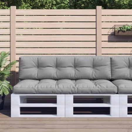 Cushions for pallet sofa, 2 units, gray fabric by , Cushions for chairs and sofas - Ref: Foro24-360822, Price: 100,32 €, Disc...