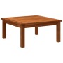 Conjunto de jardín de 3 piezas con cojines de madera de acacia