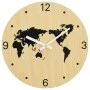 Engineered wood yellow and black wall clock Ø30 cm by , Wall clocks - Ref: Foro24-4008405, Price: 14,39 €, Discount: %