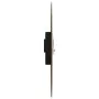 Engineered wood yellow and black wall clock Ø30 cm by , Wall clocks - Ref: Foro24-4008405, Price: 14,39 €, Discount: %