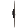 Engineered wood yellow and black wall clock Ø30 cm by , Wall clocks - Ref: Foro24-4008405, Price: 13,47 €, Discount: %