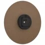 Engineered wood yellow and black wall clock Ø30 cm by , Wall clocks - Ref: Foro24-4008405, Price: 14,39 €, Discount: %