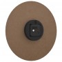 Engineered wood yellow and black wall clock Ø30 cm by , Wall clocks - Ref: Foro24-4008405, Price: 13,47 €, Discount: %