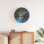 Wall clock made of polystyrene and golden and blue glass Ø29.5 cm by , Wall clocks - Ref: Foro24-4008407, Price: 17,84 €, Dis...