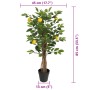 Artificial lemon tree with 3 green PP trunks 85 cm. by , Trees - Ref: Foro24-4010676, Price: 62,61 €, Discount: %