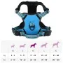 Adjustable blue dog harness with reflective bands, size M. by , Dog products - Ref: Foro24-4013366, Price: 18,89 €, Discount: %