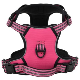 Adjustable pink dog harness with reflective bands S by , Dog products - Ref: Foro24-4013364, Price: 26,96 €, Discount: %