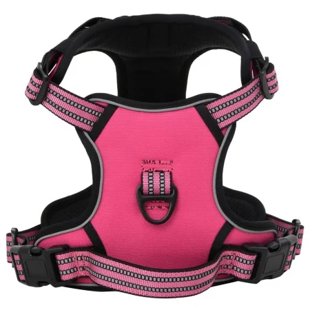 Adjustable pink dog harness with reflective bands S by , Dog products - Ref: Foro24-4013364, Price: 23,05 €, Discount: %