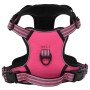 Adjustable pink dog harness with reflective bands S by , Dog products - Ref: Foro24-4013364, Price: 26,96 €, Discount: %