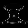 Black adjustable dog harness with reflective bands. by , Dog products - Ref: Foro24-4013370, Price: 17,13 €, Discount: %