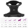Hundegeschirr mit verstellbaren reflektierenden Bändern in Schwarz, Größe L. von , Hundeprodukte - Ref: Foro24-4013370, Preis...