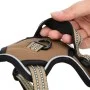 Dog harness with adjustable reflective bands, brown, size L by , Dog products - Ref: Foro24-4013372, Price: 19,49 €, Discount: %
