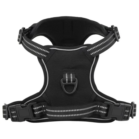 Hundegeschirr mit verstellbarer Leine und Halsband in Schwarz, Größe M. von , Hundeprodukte - Ref: Foro24-4013385, Preis: 24,...