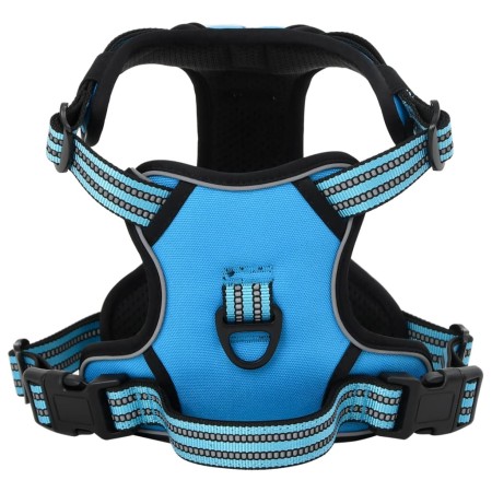 Dog harness with adjustable blue leash and collar, size L. by , Dog products - Ref: Foro24-4013391, Price: 23,74 €, Discount: %