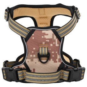 Dog harness with leash and adjustable brown XL collar by , Dog products - Ref: Foro24-4013398, Price: 24,50 €, Discount: %