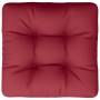 Kissen für Palettensofa aus dunkelrotem Stoff 50x50x12 cm. von , Kissen für Stühle und Sofas - Ref: Foro24-360434, Preis: 25,...