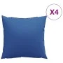 Sofakissen, 4 Stück, königsblaues Gewebe, 50x50 cm. von , Kissen für Stühle und Sofas - Ref: Foro24-360391, Preis: 41,30 €, R...