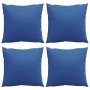 Sofa cushions 4 units royal blue fabric 50x50 cm by , Cushions for chairs and sofas - Ref: Foro24-360391, Price: 41,99 €, Dis...