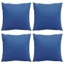Sofa cushions 4 units royal blue fabric 50x50 cm by , Cushions for chairs and sofas - Ref: Foro24-360391, Price: 41,30 €, Dis...