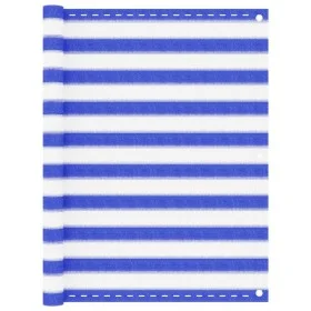 Blau-weiße HDPE-Balkonmarkise 120x400 cm von vidaXL, Sonnenschirme - Ref: Foro24-310893, Preis: 15,14 €, Rabatt: %