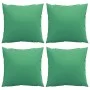 Sofa cushions 4 units green fabric 60x60 cm by , Cushions for chairs and sofas - Ref: Foro24-360408, Price: 53,58 €, Discount: %