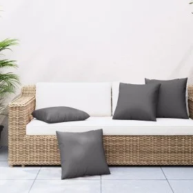 Sofakissen 4 Stück Stoff in Anthrazitgrau 60x60 cm von , Kissen für Stühle und Sofas - Ref: Foro24-360403, Preis: 52,77 €, Ra...