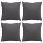 Sofa cushions 4 units in anthracite gray fabric 60x60 cm by , Cushions for chairs and sofas - Ref: Foro24-360403, Price: 62,6...