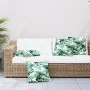 Sofa cushions 4 units, leaf print fabric, 50x50 cm by , Cushions for chairs and sofas - Ref: Foro24-360393, Price: 45,18 €, D...