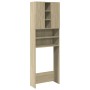Waschmaschinenschrank in Sonoma-Eiche, 64x25,5x190 cm. von , Zubehör für Waschmaschinen und Trockner - Ref: Foro24-849652, Pr...
