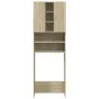 Waschmaschinenschrank in Sonoma-Eiche, 64x25,5x190 cm. von , Zubehör für Waschmaschinen und Trockner - Ref: Foro24-849652, Pr...