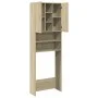 Waschmaschinenschrank in Sonoma-Eiche, 64x25,5x190 cm. von , Zubehör für Waschmaschinen und Trockner - Ref: Foro24-849652, Pr...