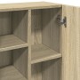 Waschmaschinenschrank in Sonoma-Eiche, 64x25,5x190 cm. von , Zubehör für Waschmaschinen und Trockner - Ref: Foro24-849652, Pr...