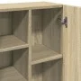 Waschmaschinenschrank in Sonoma-Eiche, 64x25,5x190 cm. von , Zubehör für Waschmaschinen und Trockner - Ref: Foro24-849652, Pr...