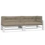 Cushions for pallet sofa, 5 units, gray taupe fabric. by , Cushions for chairs and sofas - Ref: Foro24-360785, Price: 202,58 ...