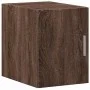 Narrow engineered wood wardrobe in brown oak, 30x42.5x225 cm by , Sideboards - Ref: Foro24-3281272, Price: 131,09 €, Discount: %