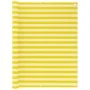 Gelb-weiße HDPE-Balkonmarkise 120x600 cm von vidaXL, Sonnenschirme - Ref: Foro24-310883, Preis: 17,21 €, Rabatt: %