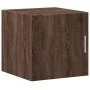 Narrow brown oak wood engineered wardrobe 40x42.5x225 cm by , Sideboards - Ref: Foro24-3281279, Price: 174,18 €, Discount: %