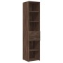 Armario estrecho madera ingeniería marrón roble 40x42,5x225 cm de , Aparadores - Ref: Foro24-3281279, Precio: 176,95 €, Descu...