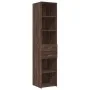 Narrow brown oak wood engineered wardrobe 40x42.5x225 cm by , Sideboards - Ref: Foro24-3281279, Price: 174,18 €, Discount: %