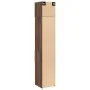 Narrow brown oak wood engineered wardrobe 40x42.5x225 cm by , Sideboards - Ref: Foro24-3281279, Price: 174,18 €, Discount: %