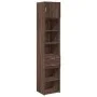 Narrow engineered wood wardrobe in brown oak, 45x42.5x225 cm by , Sideboards - Ref: Foro24-3281300, Price: 167,22 €, Discount: %