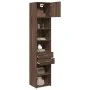Narrow engineered wood wardrobe in brown oak, 45x42.5x225 cm by , Sideboards - Ref: Foro24-3281300, Price: 167,22 €, Discount: %